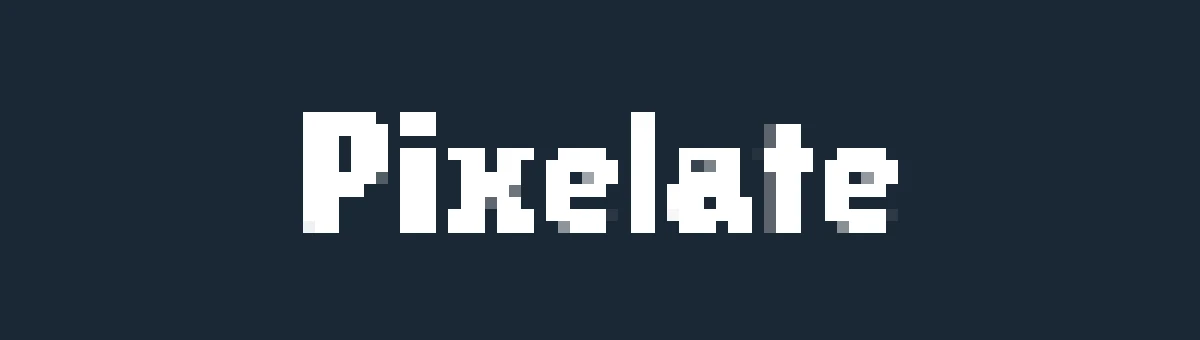 Letters made of square blocks