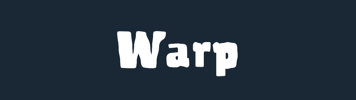 Letters wobbled by a smooth distortion